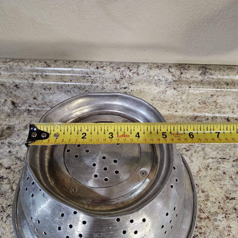 "Vintage" Stainless Steel Colander - Picture 8 of 13